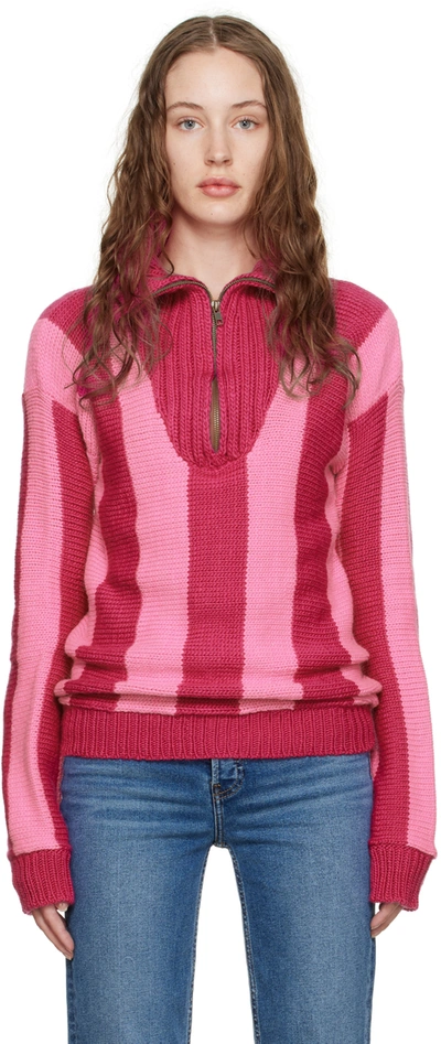Shop Tach Pink Linnette Sweater In Fucshia/pink