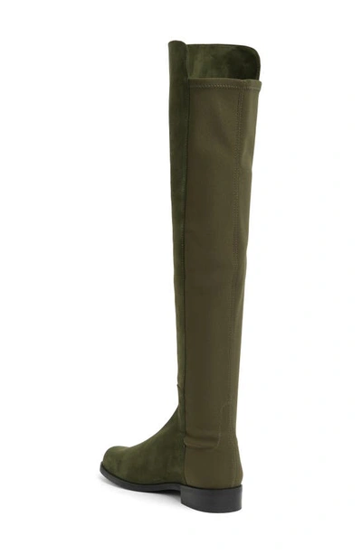 Stuart Weitzman 5050 Over The Knee Boot In Hunter
