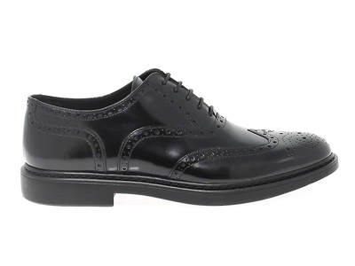 Shop Docksteps Men's Black Leather Lace-up Shoes