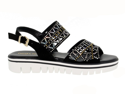 Shop Pasquini Calzature Women's Black Suede Sandals