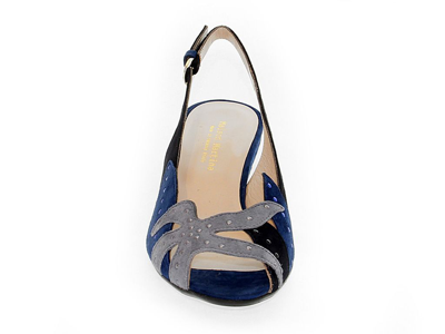 Shop Martina Women's Blue Suede Sandals