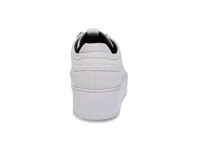 Shop 4us Cesare Paciotti Women's White Leather Sneakers