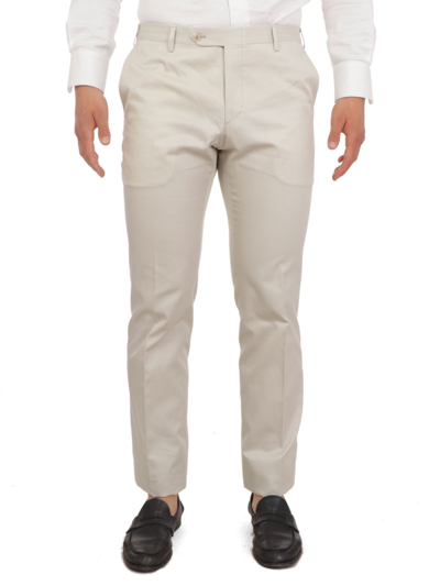 Shop Ravazzolo Men's Beige Cotton Pants