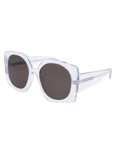 Shop Courrèges Courreges Women's White Metal Sunglasses