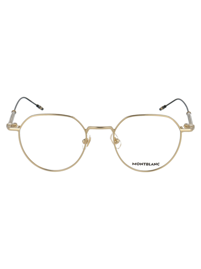 Shop Montblanc Men's White Metal Glasses