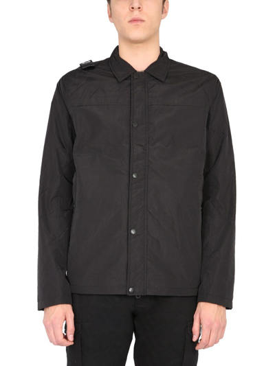 Shop Ma.strum Men's Black Other Materials Outerwear Jacket