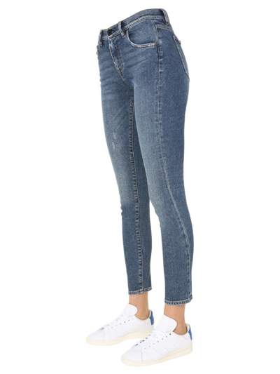 Shop Pence Women's Blue Other Materials Jeans