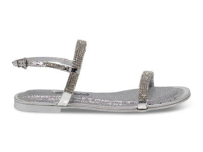 Shop Alberto Venturini Women's Silver Other Materials Sandals