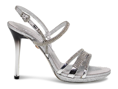 Shop Alberto Venturini Women's Silver Other Materials Sandals