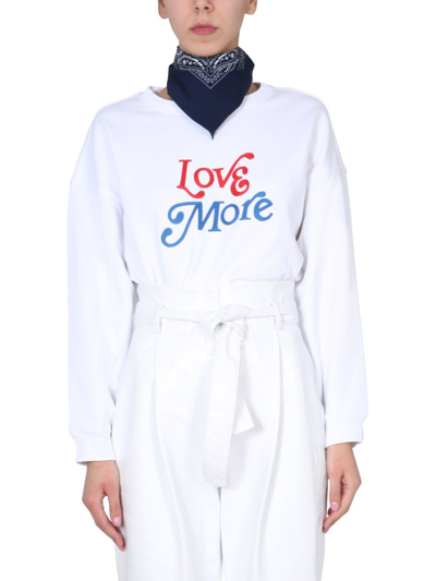 Shop Philosophy Women's White Other Materials Sweatshirt