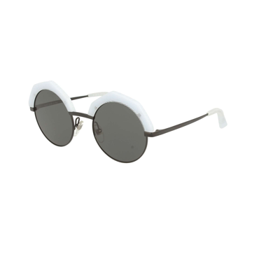 Shop Alain Mikli Women's White Metal Sunglasses
