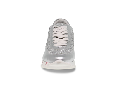 Shop Alberto Venturini Women's Silver Other Materials Sneakers