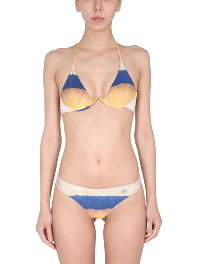 Shop Alberta Ferretti Women's Blue Other Materials Bikini