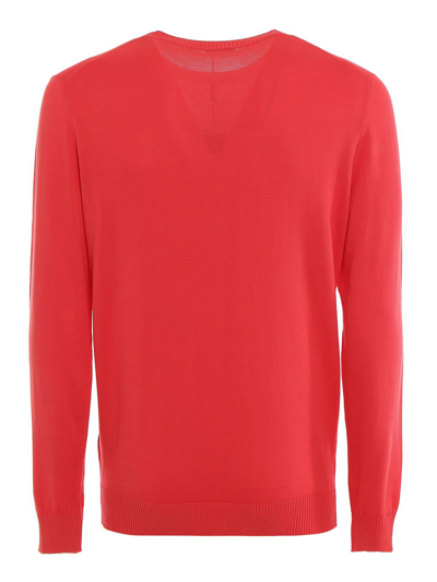 Shop Malo Men's Red Cotton Sweater