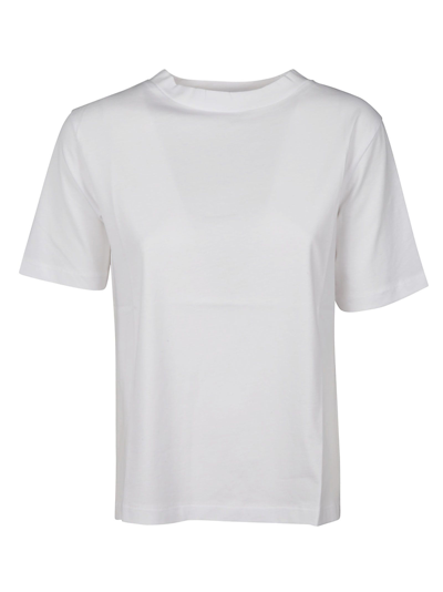 Shop Aragona Women's White Other Materials T-shirt