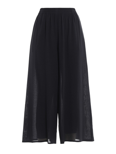 Shop Max Mara Women's Blue Viscose Pants