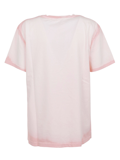 Shop Alberta Ferretti Women's Pink Cotton T-shirt