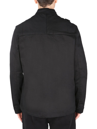Shop Ma.strum Men's Black Cotton Outerwear Jacket