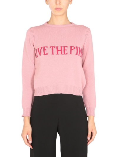 Shop Alberta Ferretti Women's Pink Other Materials Sweater