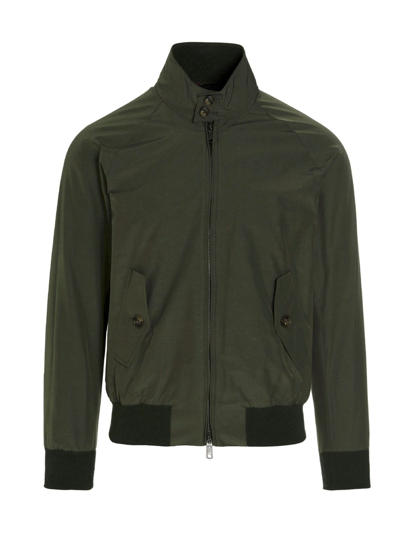 Shop Baracuta Men's Green Other Materials Outerwear Jacket