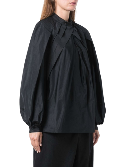 Shop Alberta Ferretti Women's Black Polyester Blouse