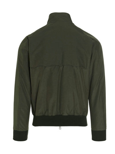 Shop Baracuta Men's Green Other Materials Outerwear Jacket