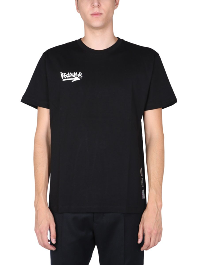 Shop Disclaimer Men's Black Other Materials T-shirt