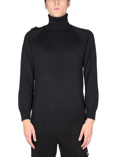 Shop Ma.strum Men's Black Other Materials Sweater