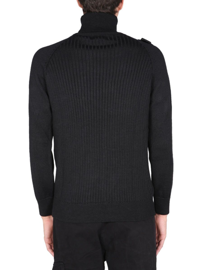 Shop Ma.strum Men's Black Other Materials Sweater