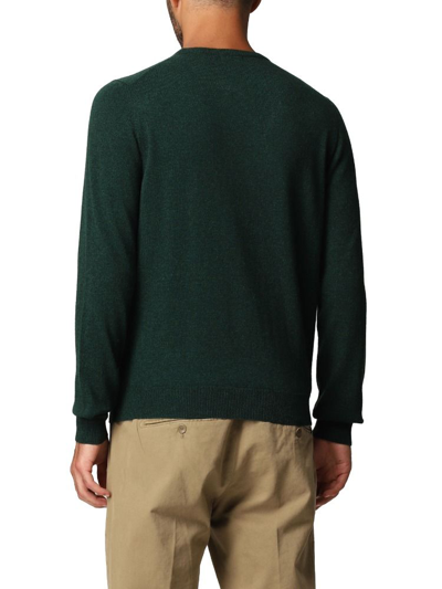 Shop Malo Men's Green Cashmere Sweater