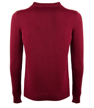 Shop Roberto Collina Men's Burgundy Wool Sweater