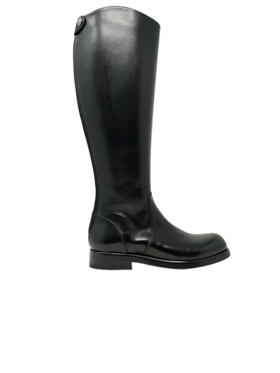 Shop Alberto Fasciani Women's Black Leather Boots