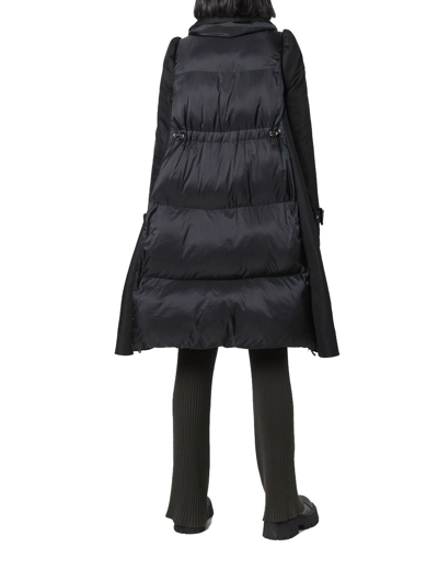 Shop Sacai Women's Black Polyamide Down Jacket