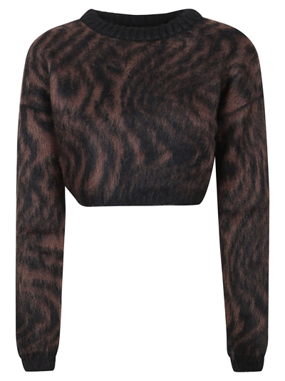 Shop Opening Ceremony Women's Brown Wool Sweater