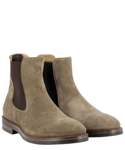 Shop Alberto Fasciani Men's Brown Leather Ankle Boots
