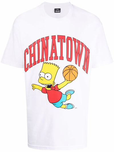 Shop Chinatown Market Men's White Cotton T-shirt