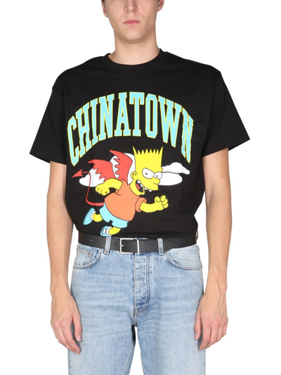 Shop Chinatown Market Men's Black Cotton T-shirt