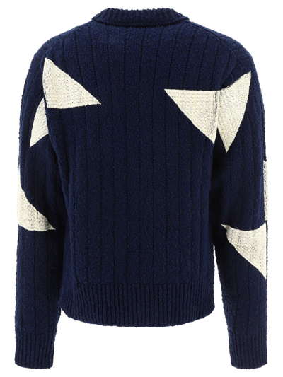 Shop Oamc Men's Blue Other Materials Sweater
