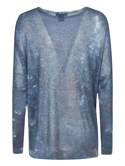Shop Avant Toi Women's Light Blue Viscose Sweater
