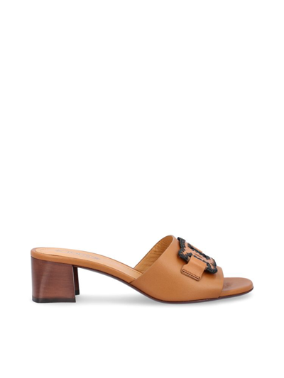 Shop Tod's Women's Beige Other Materials Sandals
