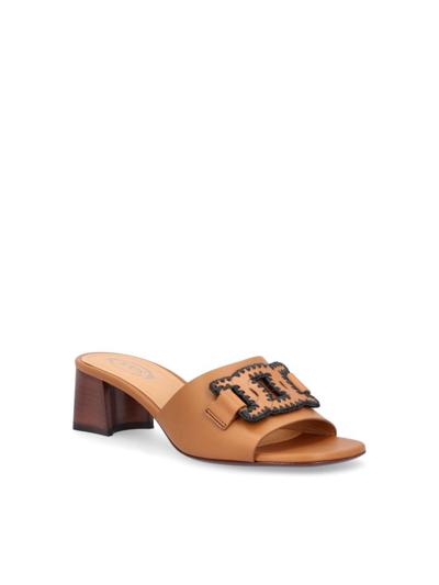 Shop Tod's Women's Beige Other Materials Sandals