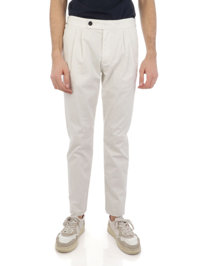 Shop Eleventy Men's White Cotton Pants