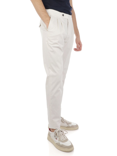 Shop Eleventy Men's White Cotton Pants