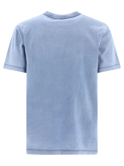 Shop Roberto Collina Men's Light Blue Other Materials T-shirt