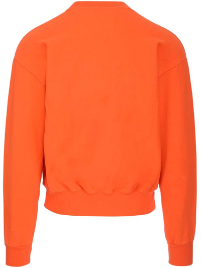 Shop Aries Arise Men's Orange Other Materials Sweatshirt