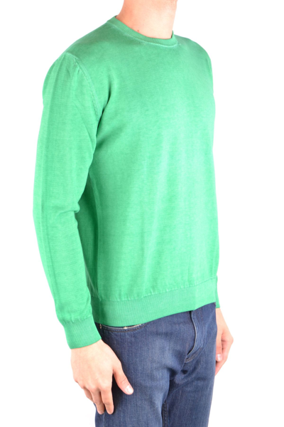 Shop Altea Men's Green Cotton Sweater