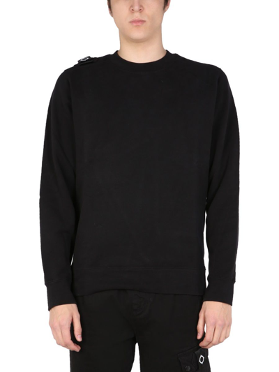 Shop Ma.strum Men's Black Other Materials Sweatshirt