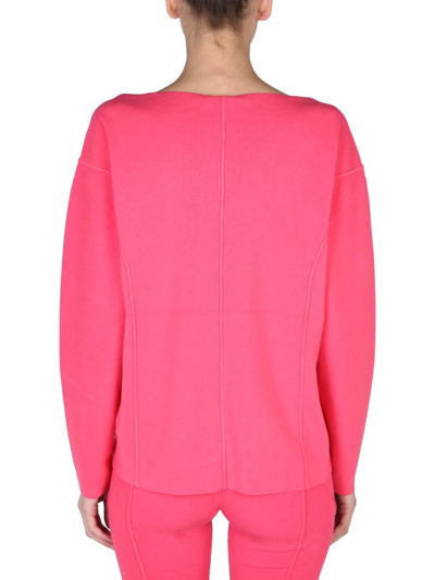 Shop Helmut Lang Women's Fuchsia Other Materials Sweater