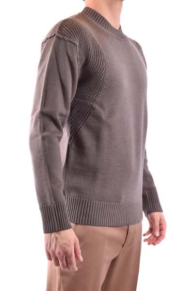 Shop Paolo Pecora Men's Brown Wool Sweater