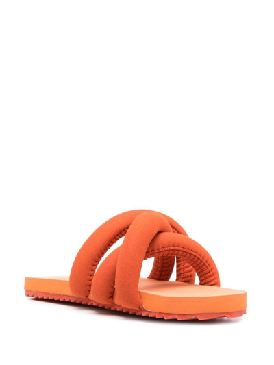 Shop Yume Yume Women's Orange Leather Sandals